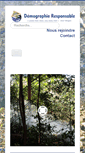 Mobile Screenshot of demographie-responsable.org